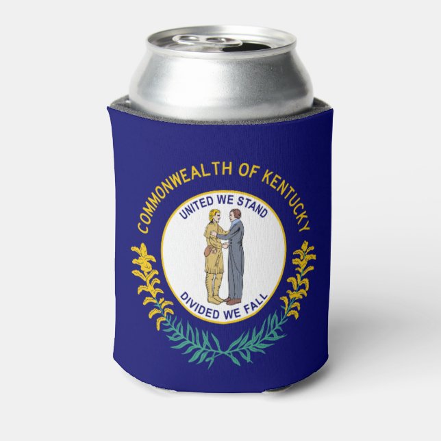 Enfriador De Latas Bandera de Kentucky (Reverso de la lata)