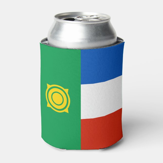 Enfriador De Latas Bandera de Khakassia (Lata Anverso)