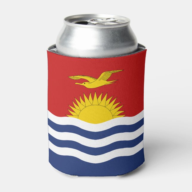 Enfriador De Latas Bandera de Kiribati (Lata Anverso)