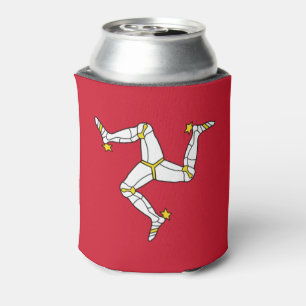 Enfriador De Latas Bandera de la Isla de Man