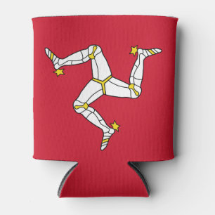 Enfriador De Latas Bandera de la Isla de Man