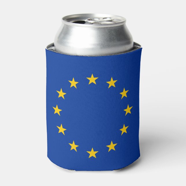 Enfriador De Latas Bandera de la Unión Europea (Lata Anverso)