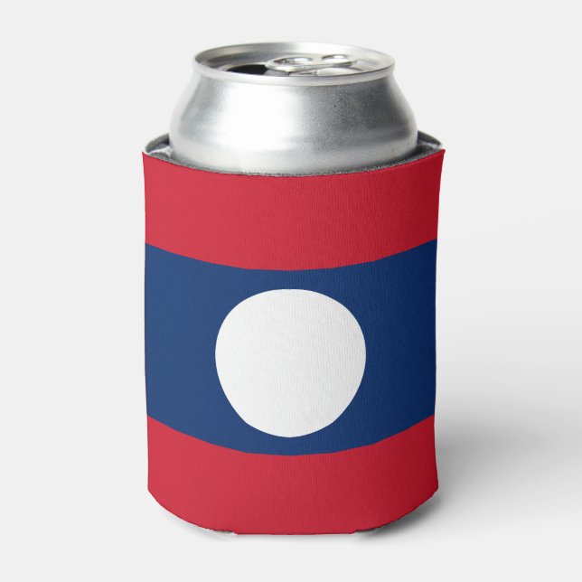 Enfriador De Latas Bandera de Laos (Lata Anverso)