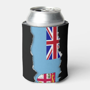 Enfriador De Latas Bandera de las Islas Fiji