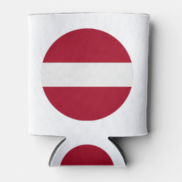 Enfriador De Latas Bandera de Letonia