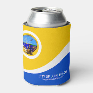 Enfriador De Latas Bandera de Long Beach (California)