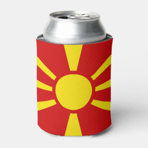 Enfriador De Latas Bandera de Macedonia del Norte