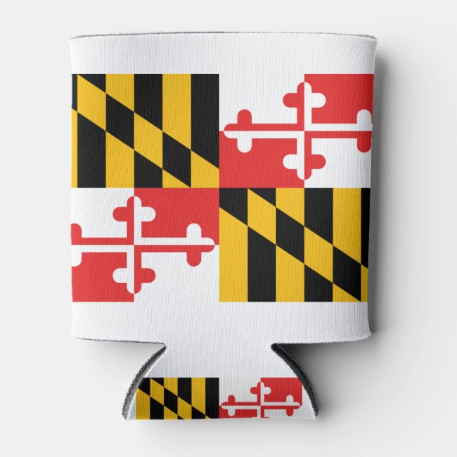 Enfriador De Latas Bandera de Maryland (Anverso)