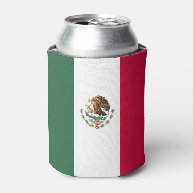 Enfriador De Latas Bandera de México (Lata Anverso)