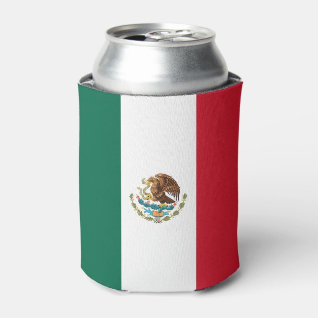 Enfriador De Latas Bandera de México (Lata Anverso)