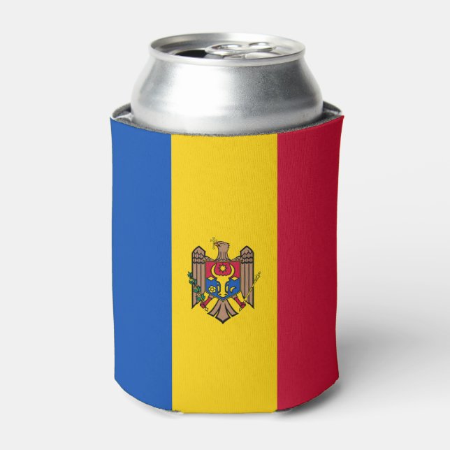 Enfriador De Latas Bandera de Moldavia (Lata Anverso)