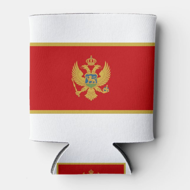Enfriador De Latas Bandera de Montenegro (Anverso)