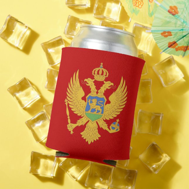 Enfriador De Latas Bandera de Montenegro (Verano in situ)
