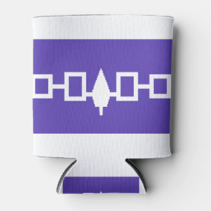 Enfriador De Latas Bandera de nativo americano Iroquois