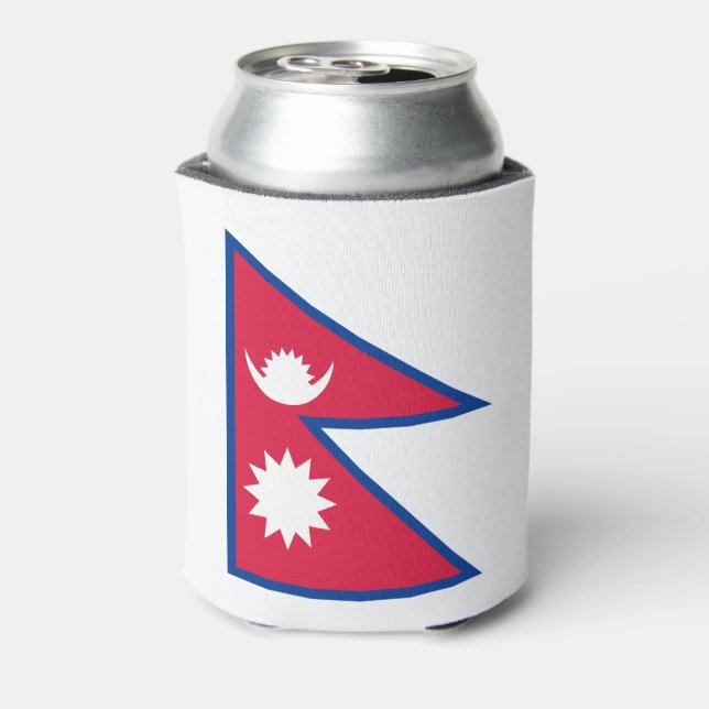 Enfriador De Latas Bandera de Nepal (Reverso de la lata)