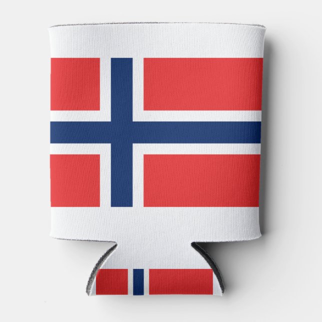 Enfriador De Latas Bandera de Noruega (Anverso)