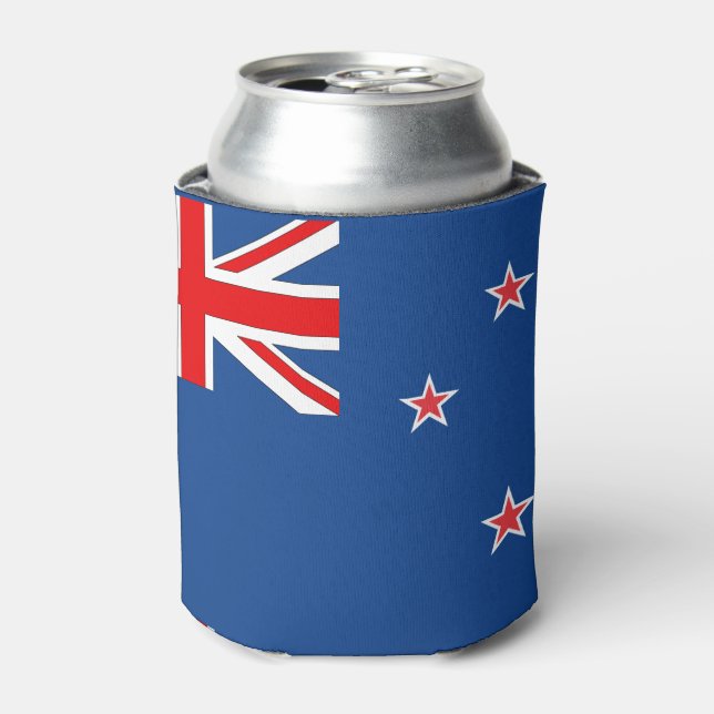 Enfriador De Latas Bandera de Nueva Zelanda (Lata Anverso)