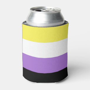 Enfriador De Latas Bandera de Orgullo no binaria