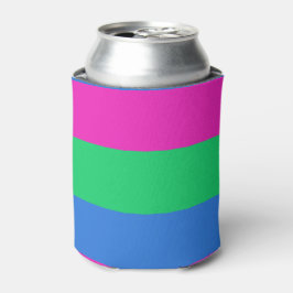 Enfriador De Latas Bandera de orgullo polissexual