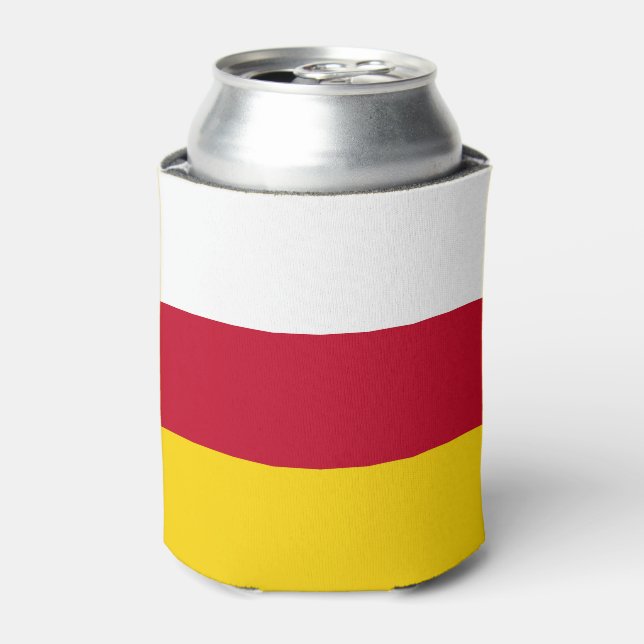 Enfriador De Latas Bandera de Osetia del Norte (Lata Anverso)