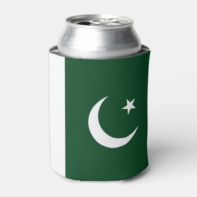 Enfriador De Latas Bandera de Pakistán (Lata Anverso)