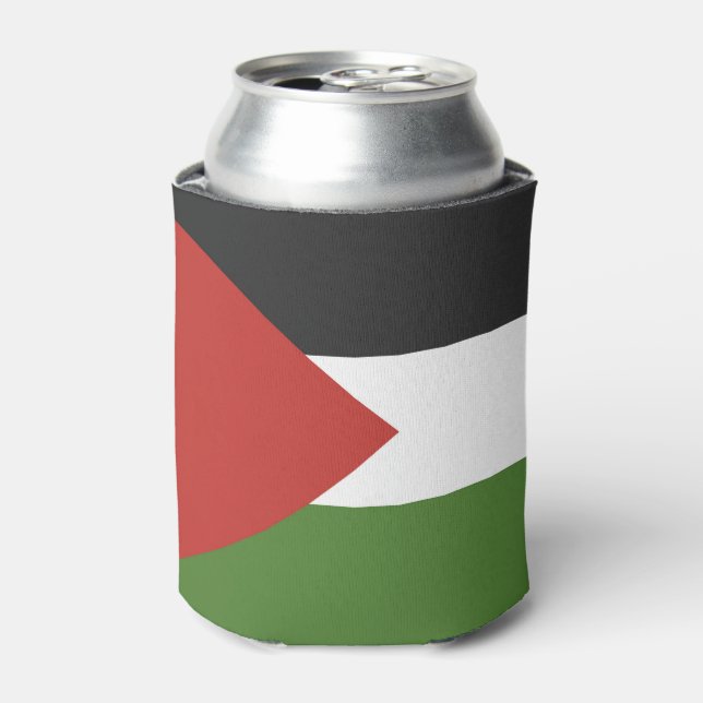 Enfriador De Latas Bandera de Palestina (Lata Anverso)