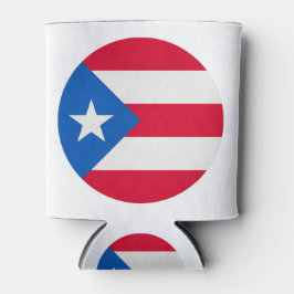 Enfriador De Latas Bandera de Puerto Rico