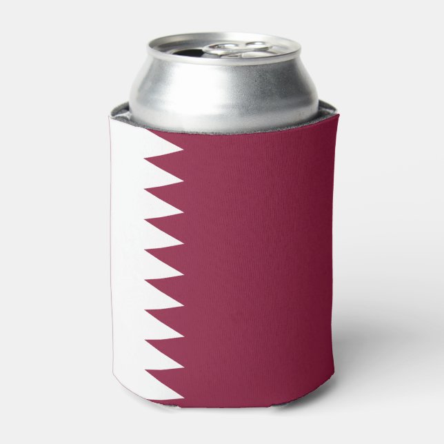 Enfriador De Latas Bandera de Qatar (Lata Anverso)