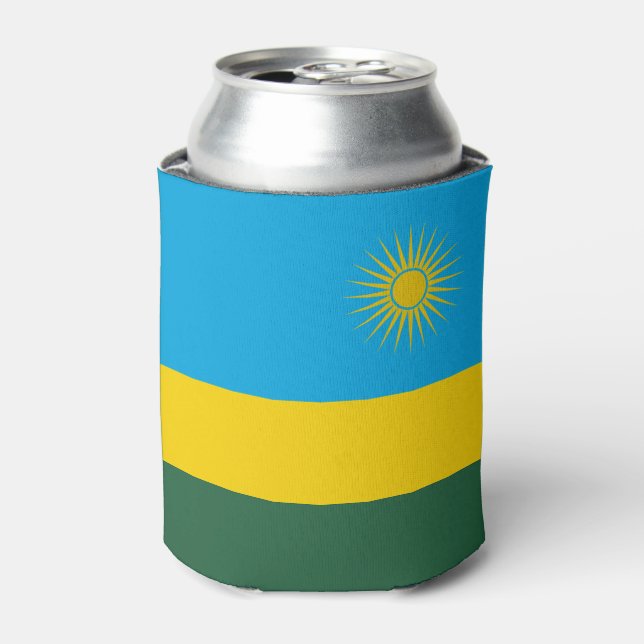 Enfriador De Latas Bandera de Ruanda (Lata Anverso)