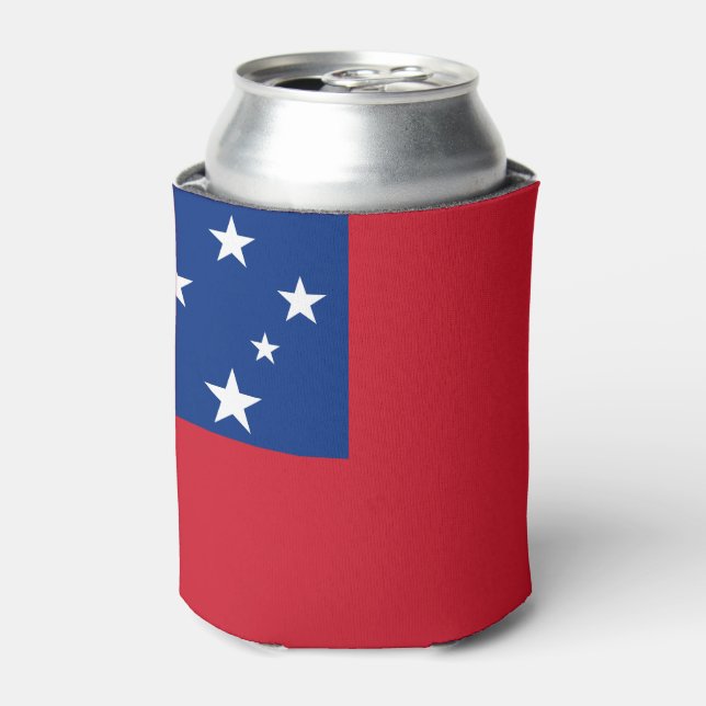 Enfriador De Latas Bandera de Samoa (Lata Anverso)