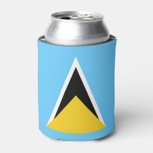 Enfriador De Latas Bandera de Santa Lucía