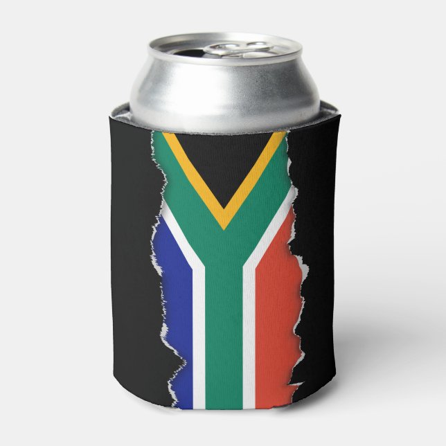 Enfriador De Latas Bandera de Sudáfrica (Lata Anverso)