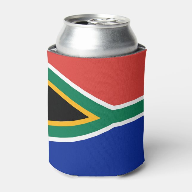 Enfriador De Latas Bandera de Sudáfrica (Lata Anverso)