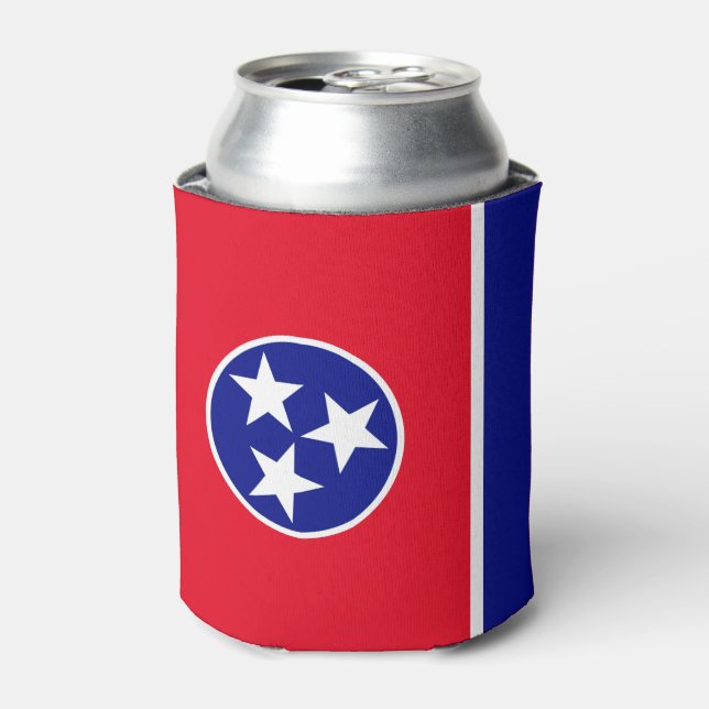 Enfriador De Latas Bandera de Tennessee (Lata Anverso)