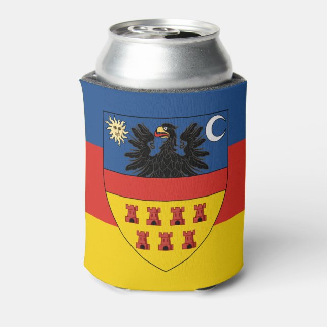 Enfriador De Latas Bandera de Transilvania (Reverso de la lata)