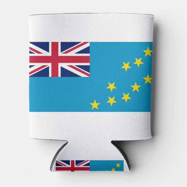 Enfriador De Latas Bandera de Tuvalu (Anverso)