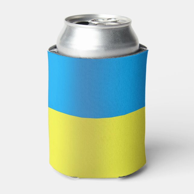 Enfriador De Latas Bandera de Ucrania (Lata Anverso)
