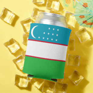 Enfriador De Latas Bandera de Uzbekistán