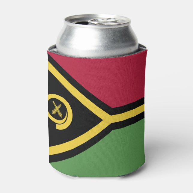 Enfriador De Latas Bandera de Vanuatu (Lata Anverso)