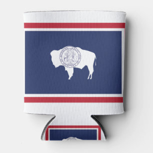 Enfriador De Latas Bandera de Wyoming
