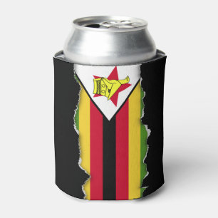 Enfriador De Latas Bandera de Zimbabue