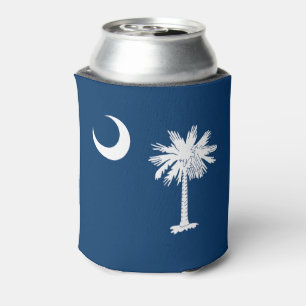Enfriador De Latas Bandera del estado de Carolina del Sur
