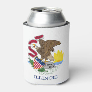 Enfriador De Latas Bandera del estado de Illinois