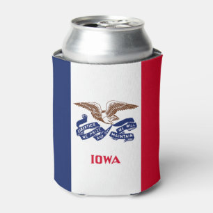 Enfriador De Latas Bandera del estado de Iowa