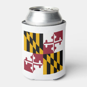 Enfriador De Latas Bandera del Estado de Maryland