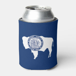 Enfriador De Latas Bandera del estado de Wyoming