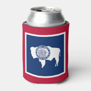 Enfriador De Latas Bandera del estado de Wyoming