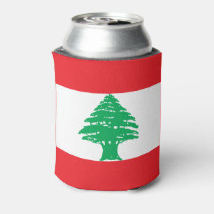 Enfriador De Latas Bandera del Líbano