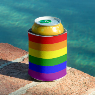 Enfriador De Latas Bandera del orgullo arcoiris LGBTQIA+