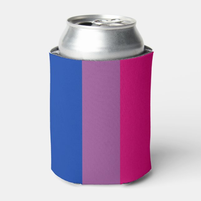 Enfriador De Latas Bandera del Orgullo Bisexual (Lata Anverso)